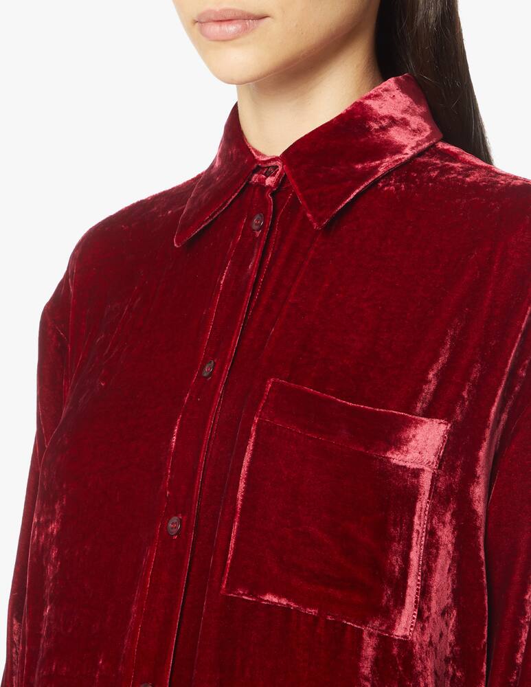 rinascente Sportmax Sapri velvet shirt