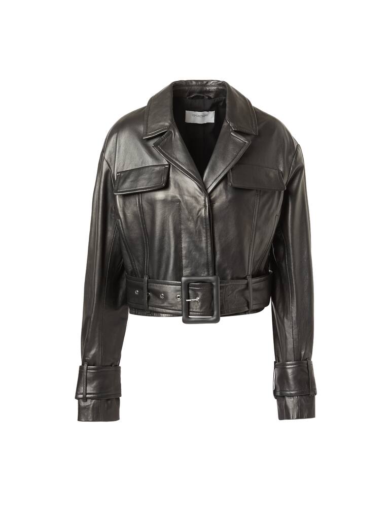 rinascente Sportmax Vettura leather jacket