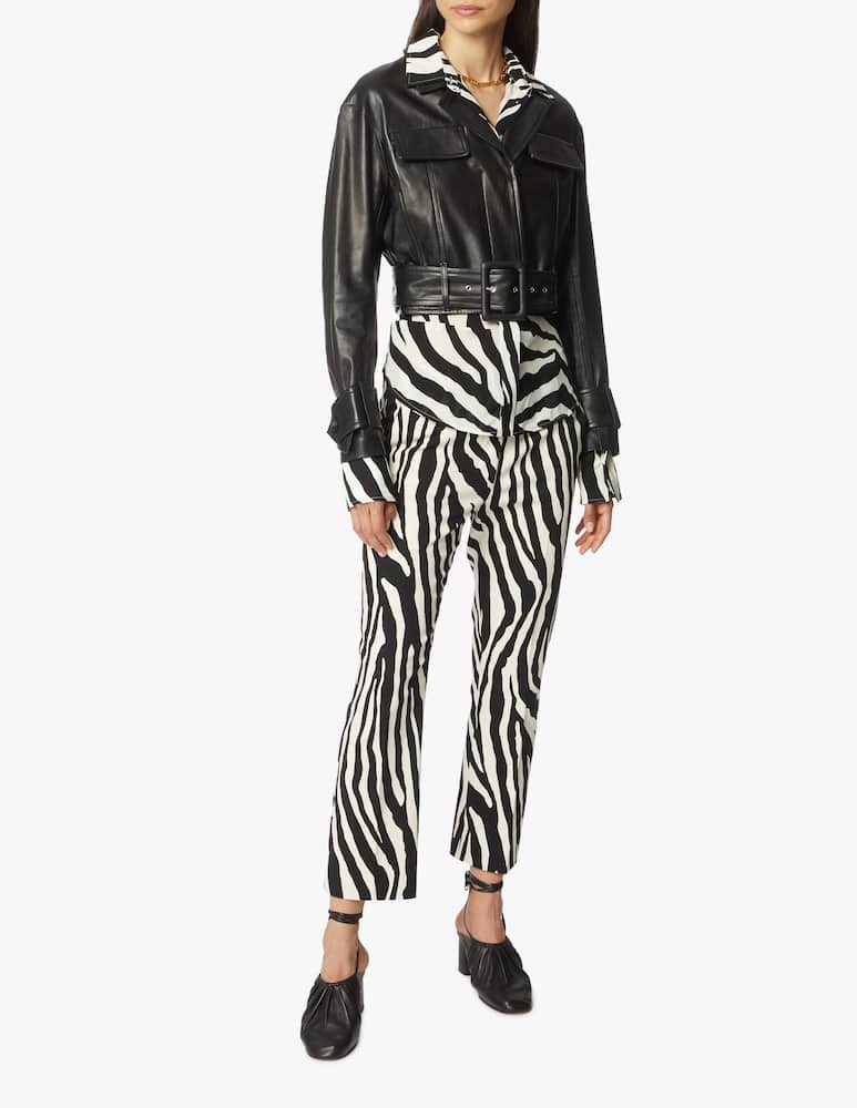 rinascente Sportmax Vettura leather jacket