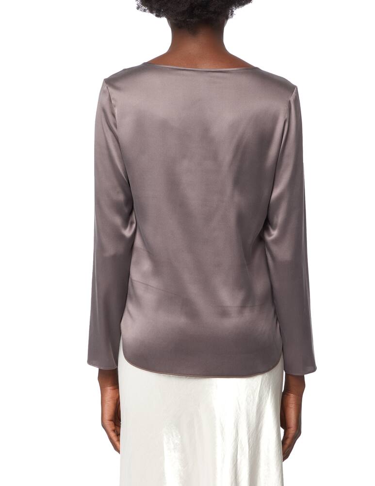 rinascente MM Moldava satin stretch blouse Max Mara