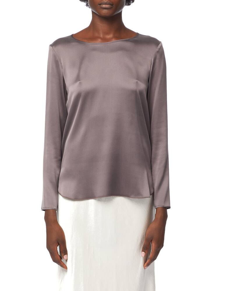 rinascente MM Moldava satin stretch blouse Max Mara