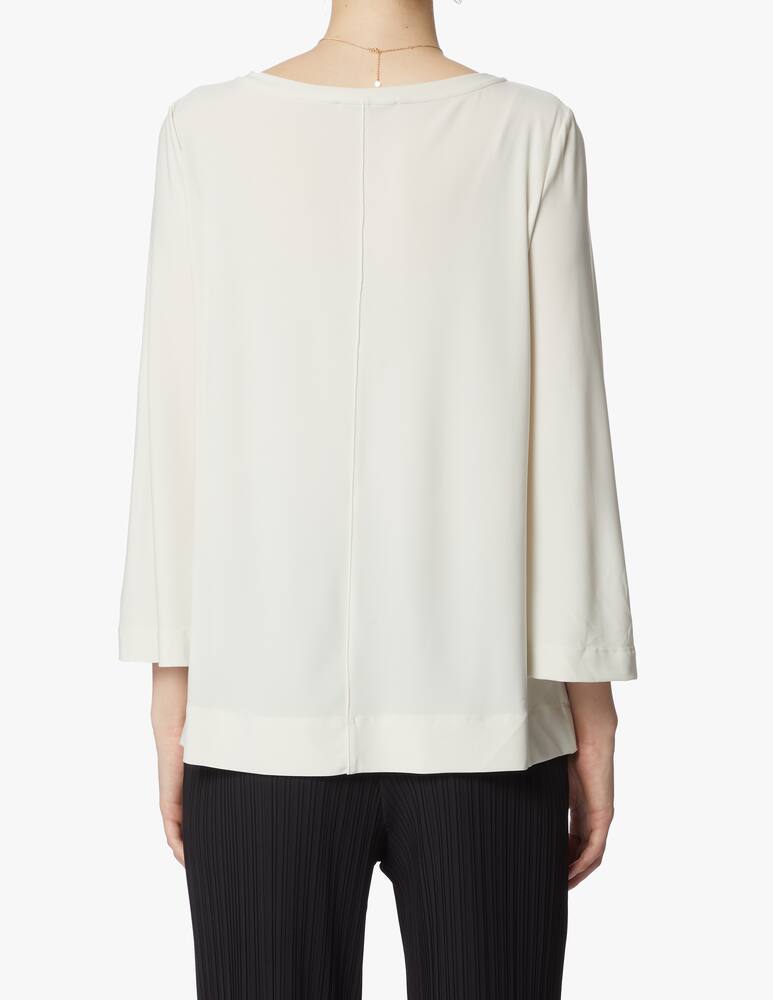 rinascente MM by MaxMara Rivolo round-neck jersey blouse Max Mara