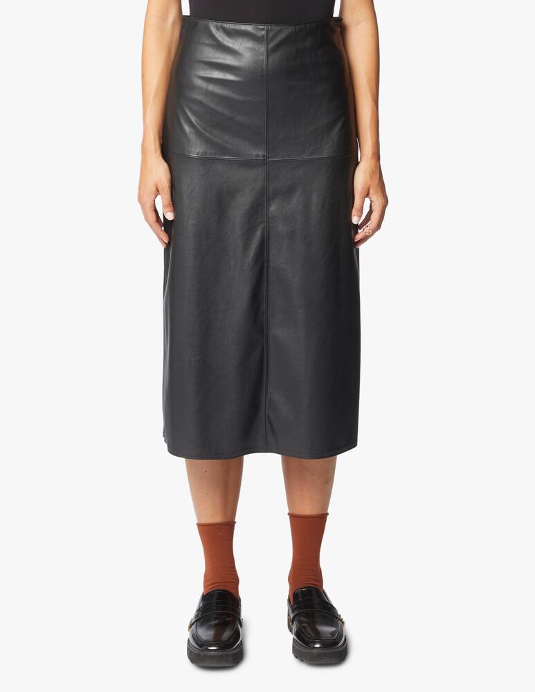 rinascente MM Gonna midi in simil pelle Carioca Max Mara