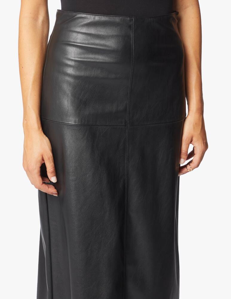 rinascente MM Gonna midi in simil pelle Carioca Max Mara