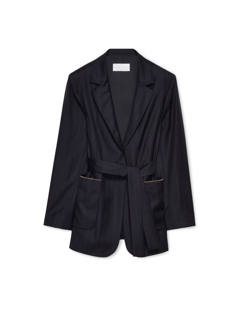 Fabiana Filippi Blazer gessato in lana - immagine 1 Fabiana Filippi Blazer gessato in lana - immagine 1