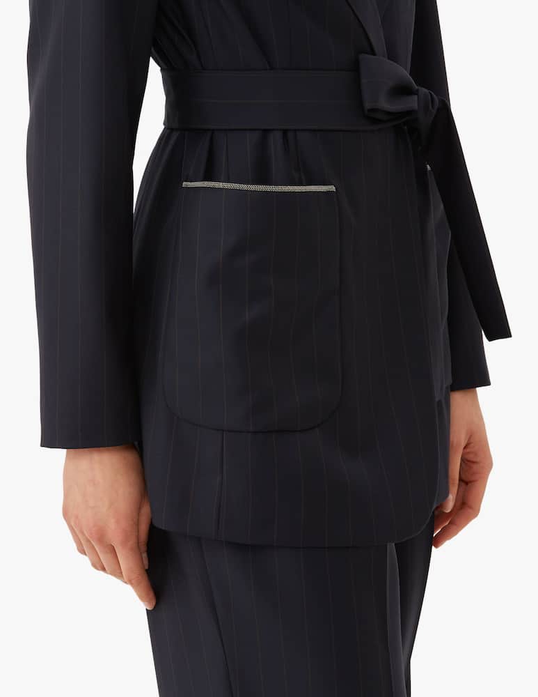 rinascente Fabiana Filippi Blazer gessato in lana