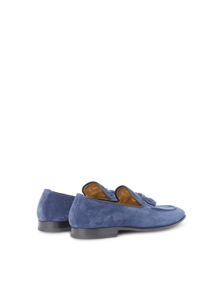 rinascente Barrett Tassels suede flex loafer - blue
