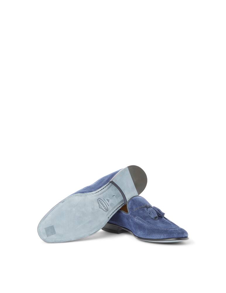 rinascente Barrett Tassels suede flex loafer - blue