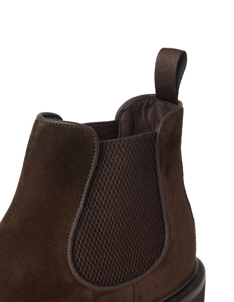 rinascente Barrett Smoth leather suede boot