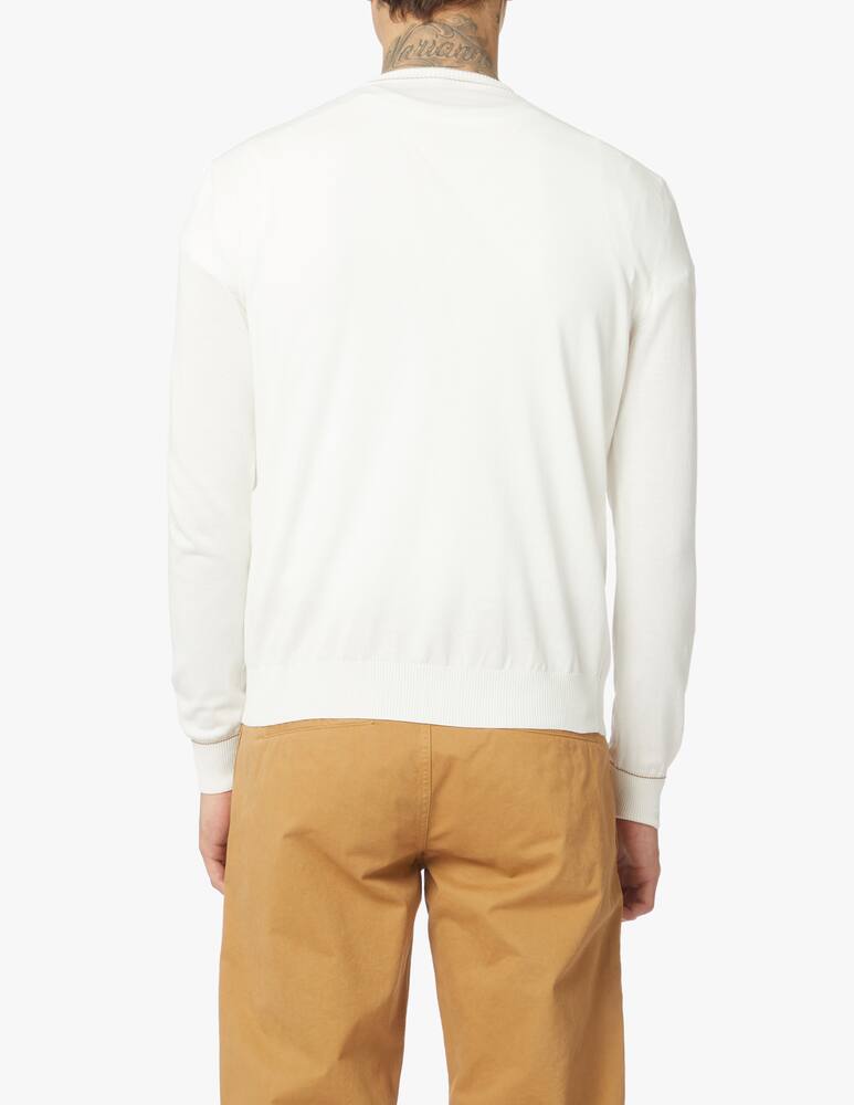 rinascente Eleventy Crepe cotton sweater - multi