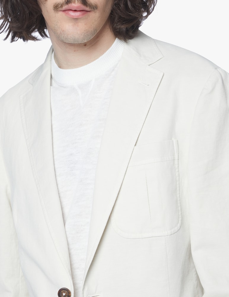 rinascente Eleventy Giacca blazer cotone lino - beige