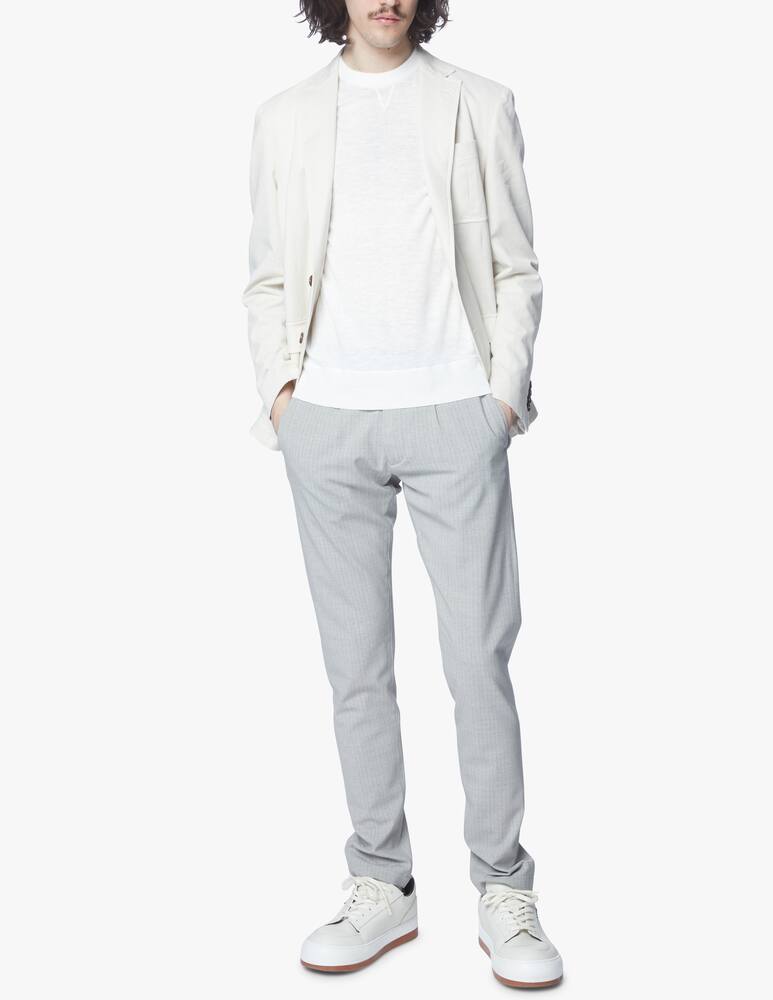 rinascente Eleventy Cotton linen t-shirt - white