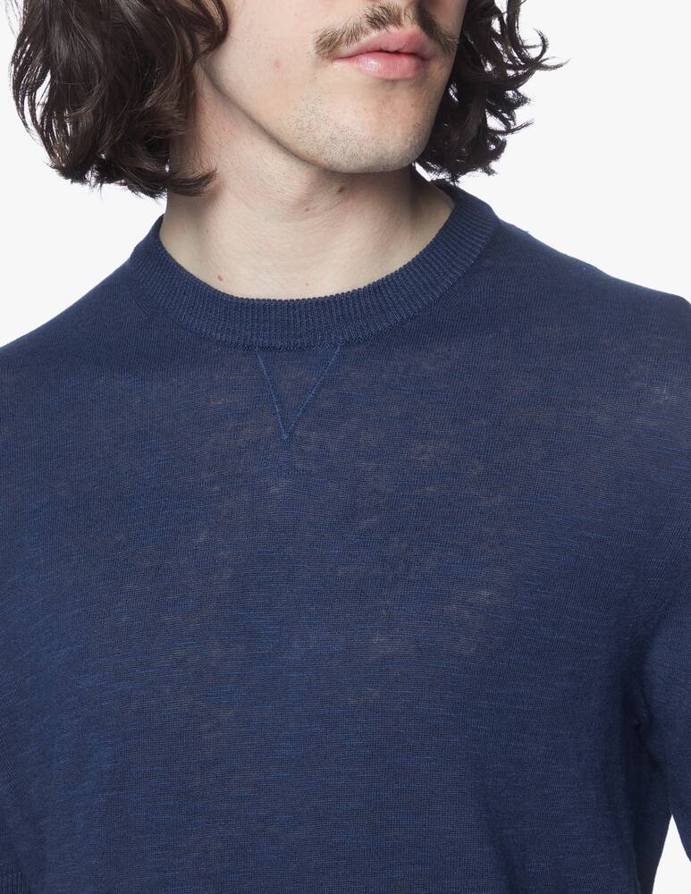 rinascente Eleventy Cotton linen t-shirt - blue