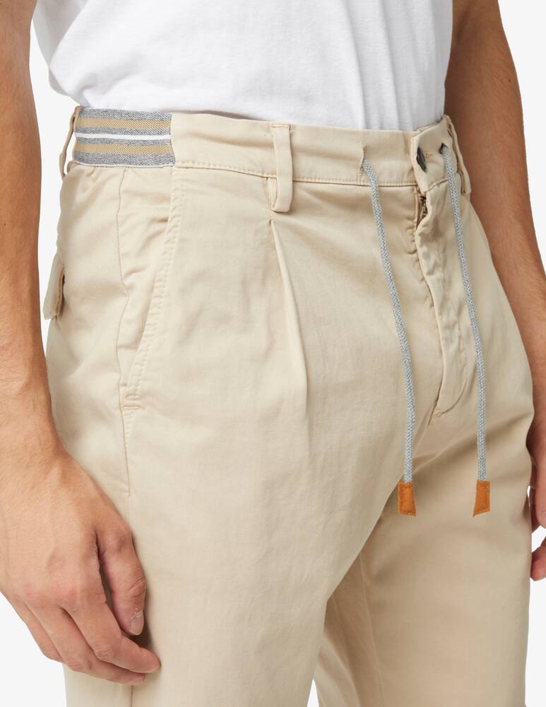 rinascente Eleventy Stretch jogger pants - White