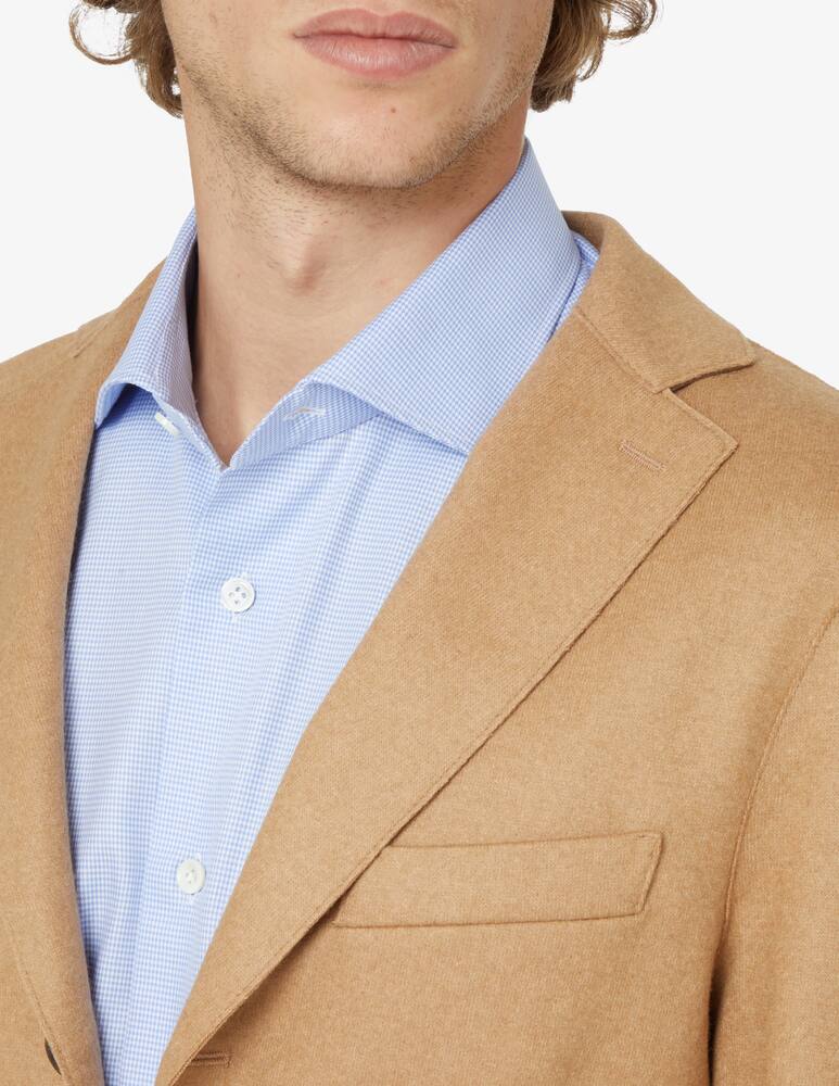 rinascente Eleventy Blazer in flanella - cammello