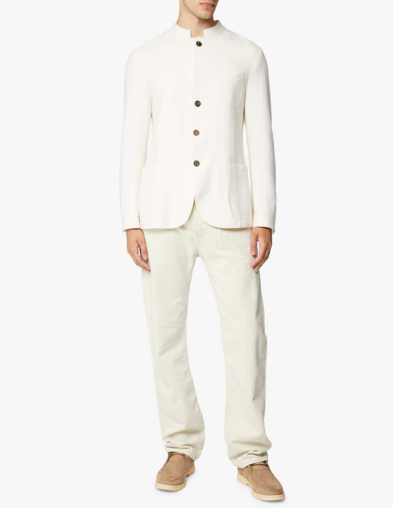 rinascente Eleventy Blazer in lana cotta - Bianco