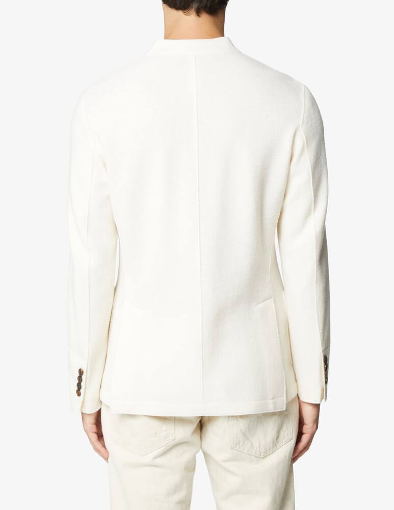rinascente Eleventy Blazer in lana cotta - Bianco