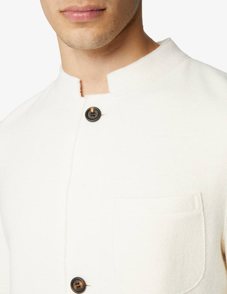 rinascente Eleventy Blazer in lana cotta - Bianco