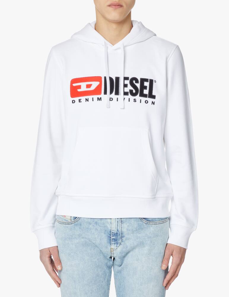 rinascente Diesel Denim division diesel hoodie - white