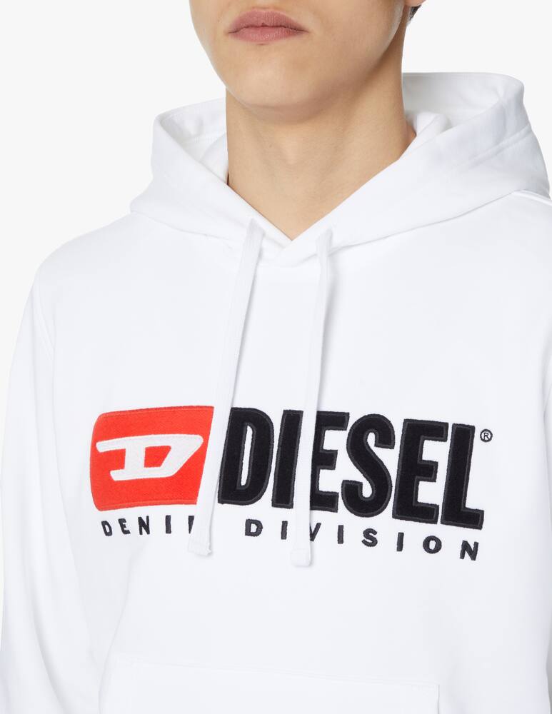 rinascente Diesel Denim division diesel hoodie - white