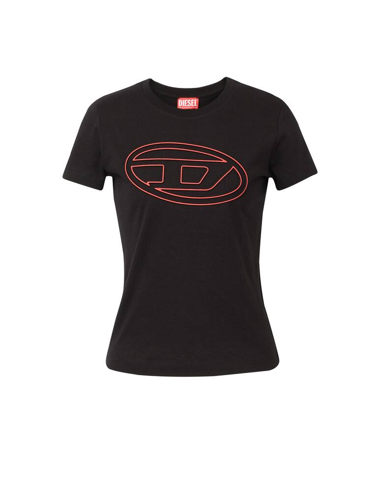 rinascente Diesel Cotton t-shirt with logo - black