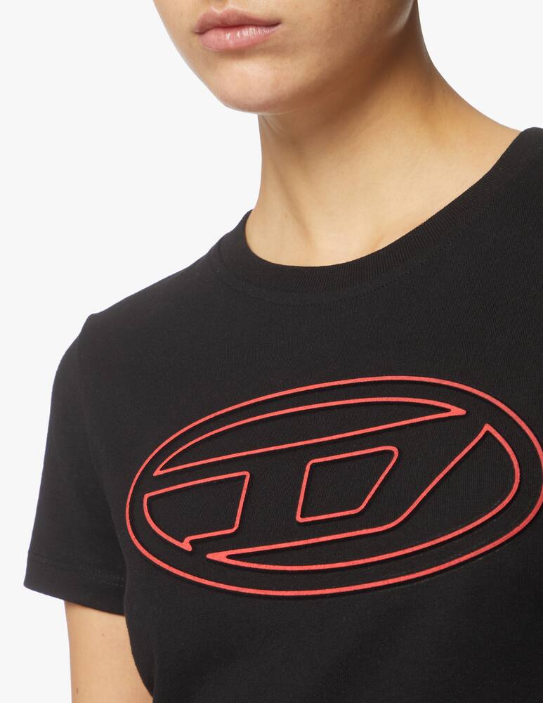 rinascente Diesel Cotton t-shirt with logo - black
