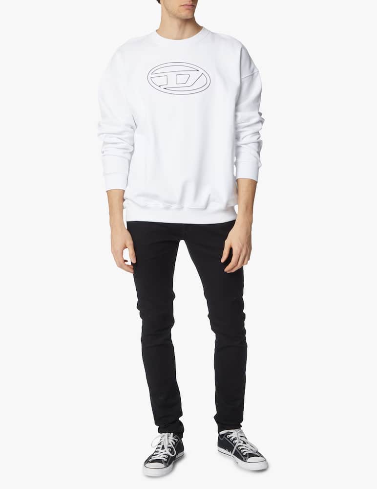 rinascente Diesel Felpa girocollo new - bianco