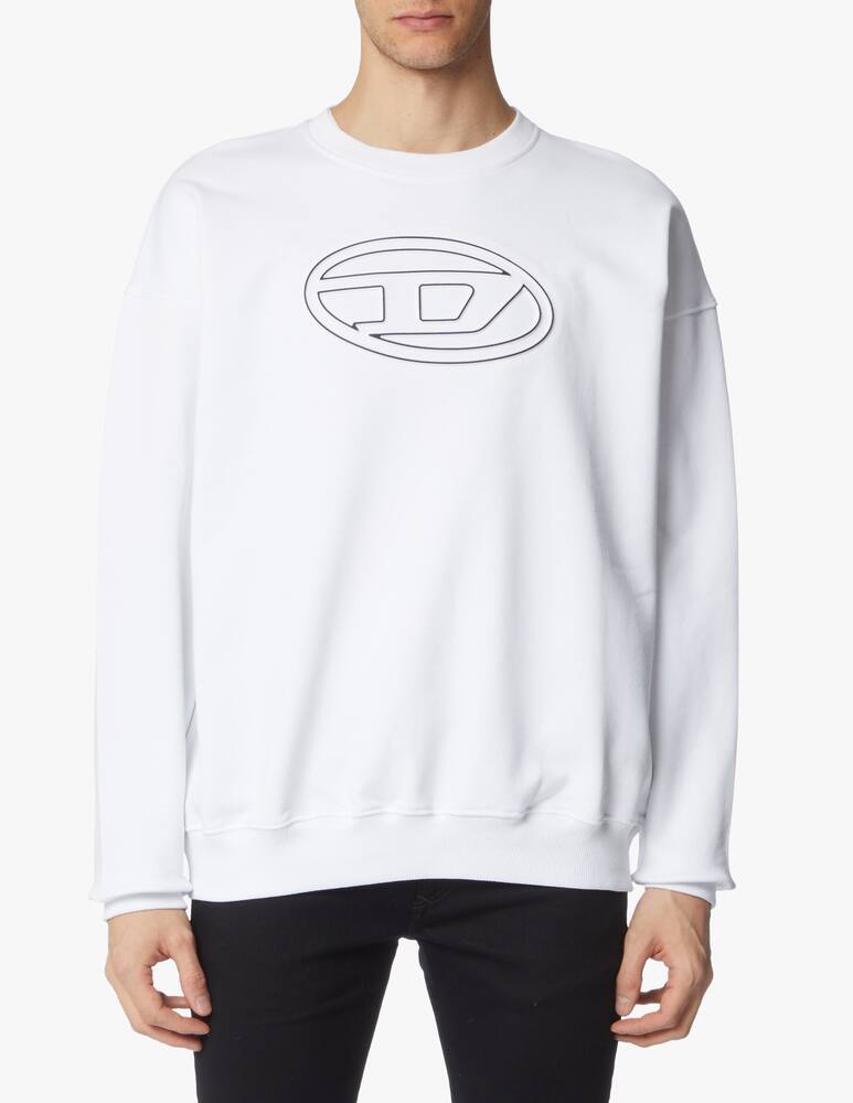 rinascente Diesel Felpa girocollo new - bianco