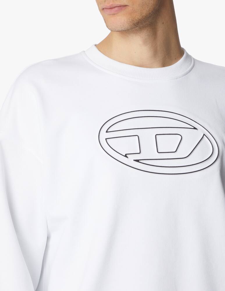 rinascente Diesel Felpa girocollo new - bianco