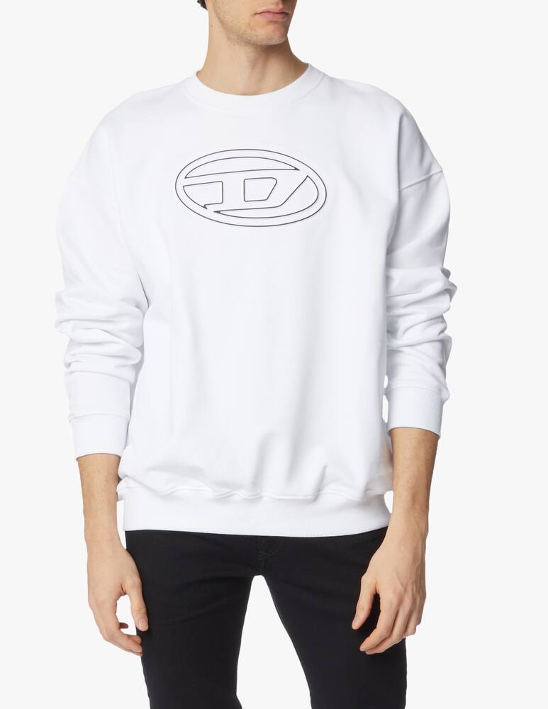 Diesel New roundneck sweatshirt - white - picture 1 Diesel New roundneck sweatshirt - white - picture 1