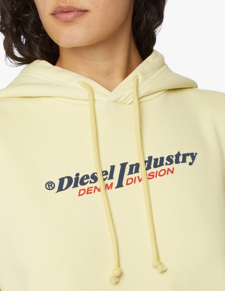 rinascente Diesel Hoodie with vintage logo - yellow