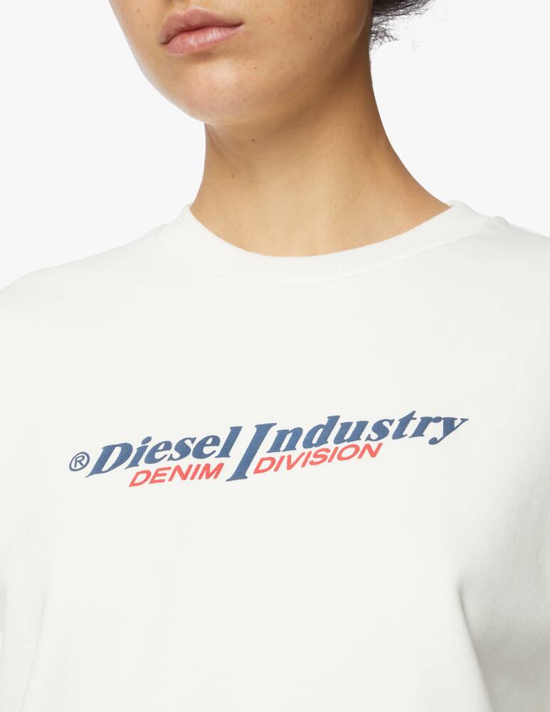 rinascente Diesel Felpa con cappuccio con logo vintage - bianco