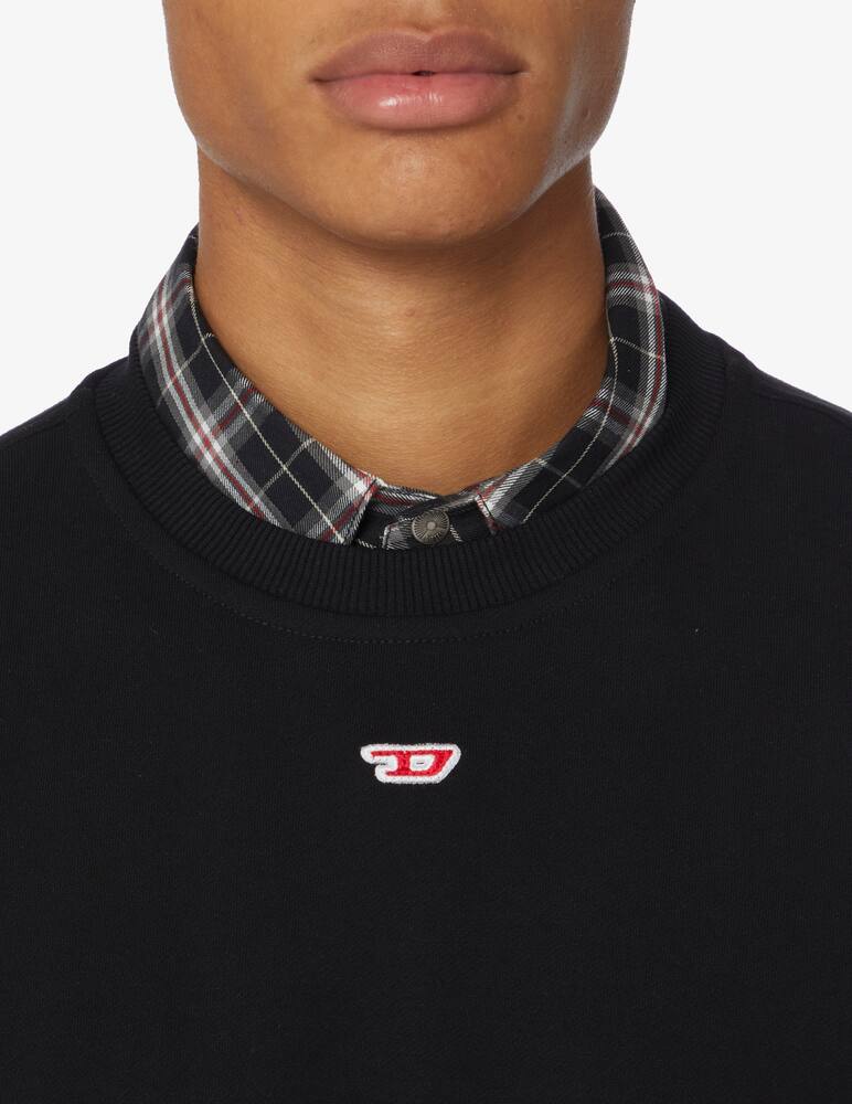 rinascente Diesel Logo crewneck sweater - Black