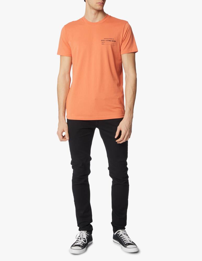 rinascente Diesel Diesel clothing fact small t-shirt - pink