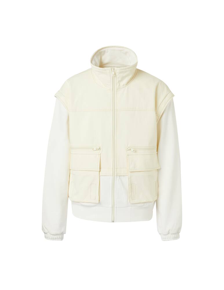 rinascente Diesel Felpa inserti vest work - bianco
