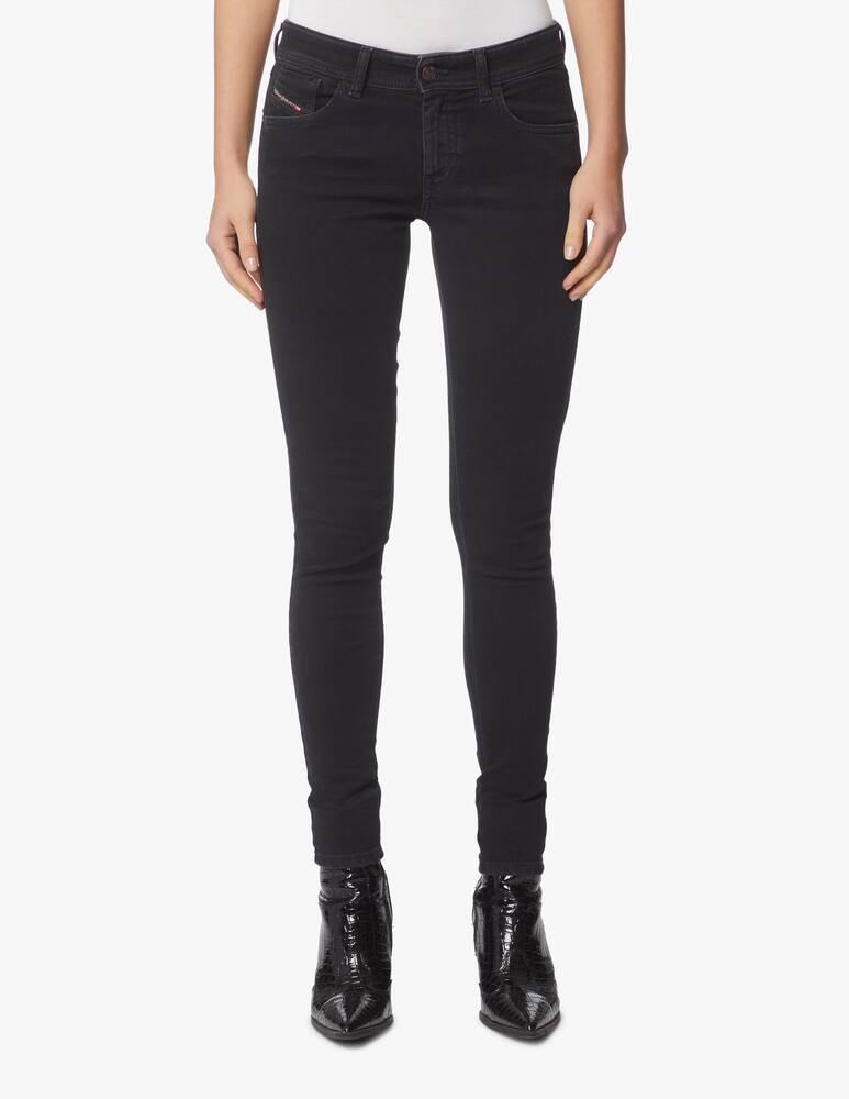 rinascente Diesel Jeans skinny a vita bassa Slandy 2018 - nero