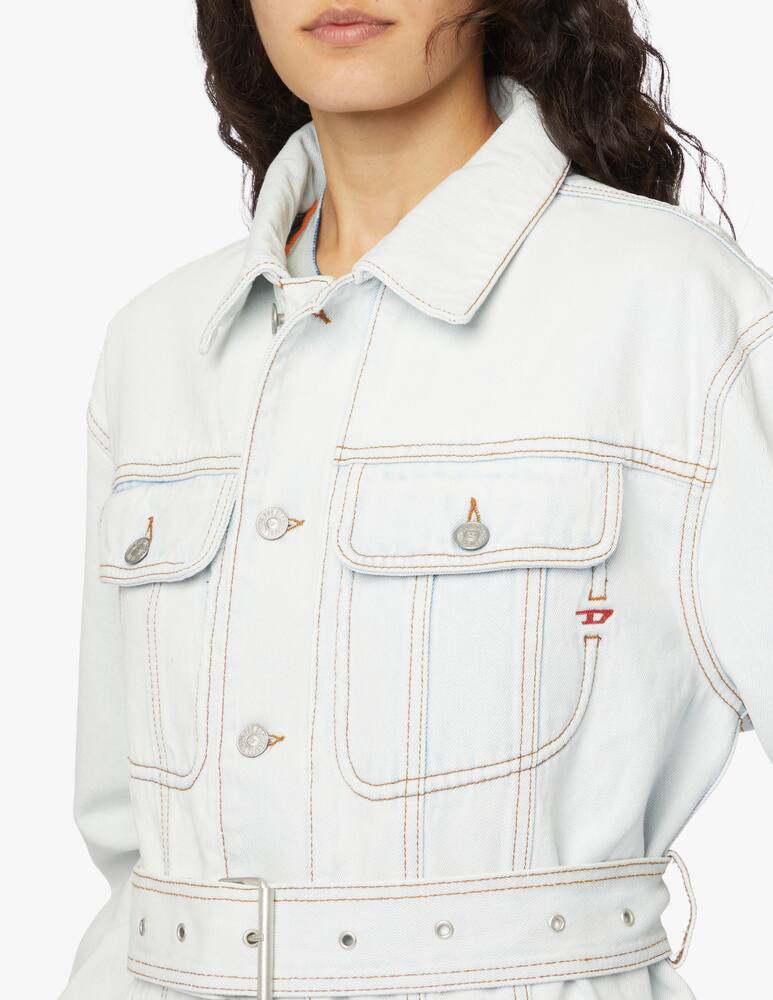 rinascente Diesel Denim sahariana jacket - light blue