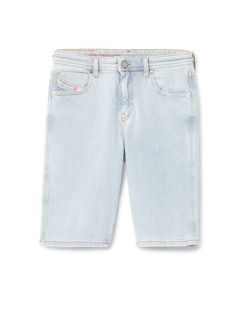 rinascente Diesel Pantaloncini ciclista in denim - azzurro