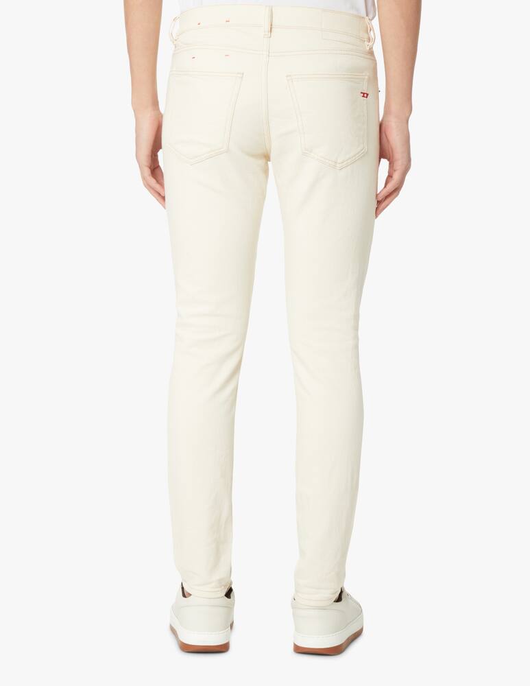 rinascente Diesel White slim strukt jeans - white