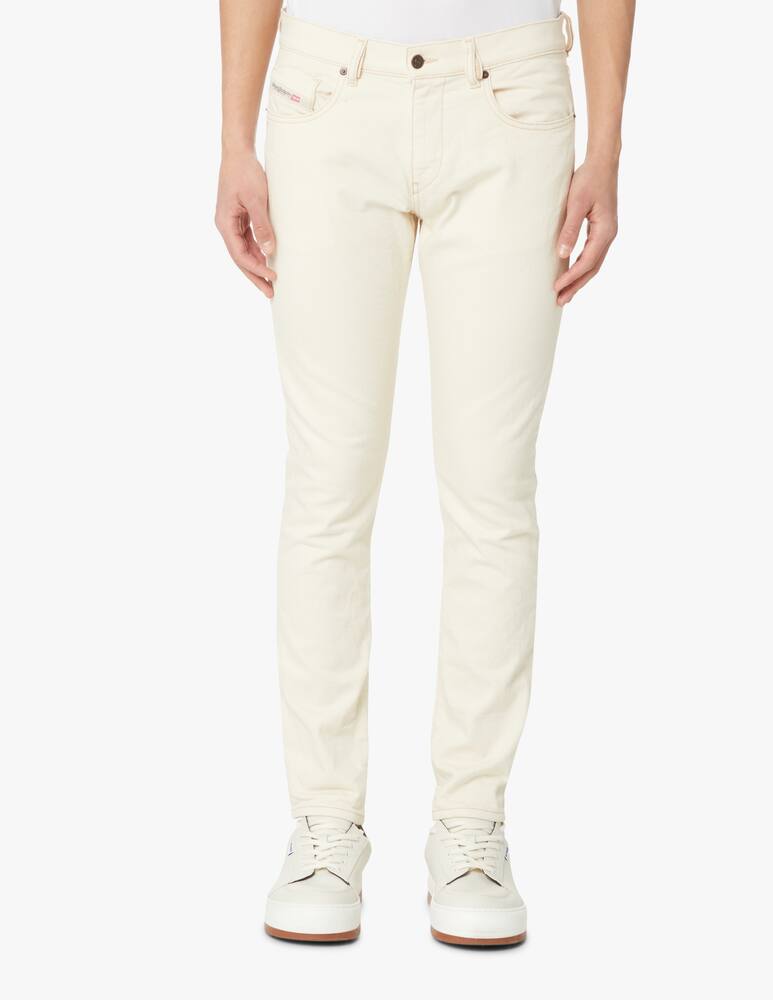 rinascente Diesel White slim strukt jeans - white