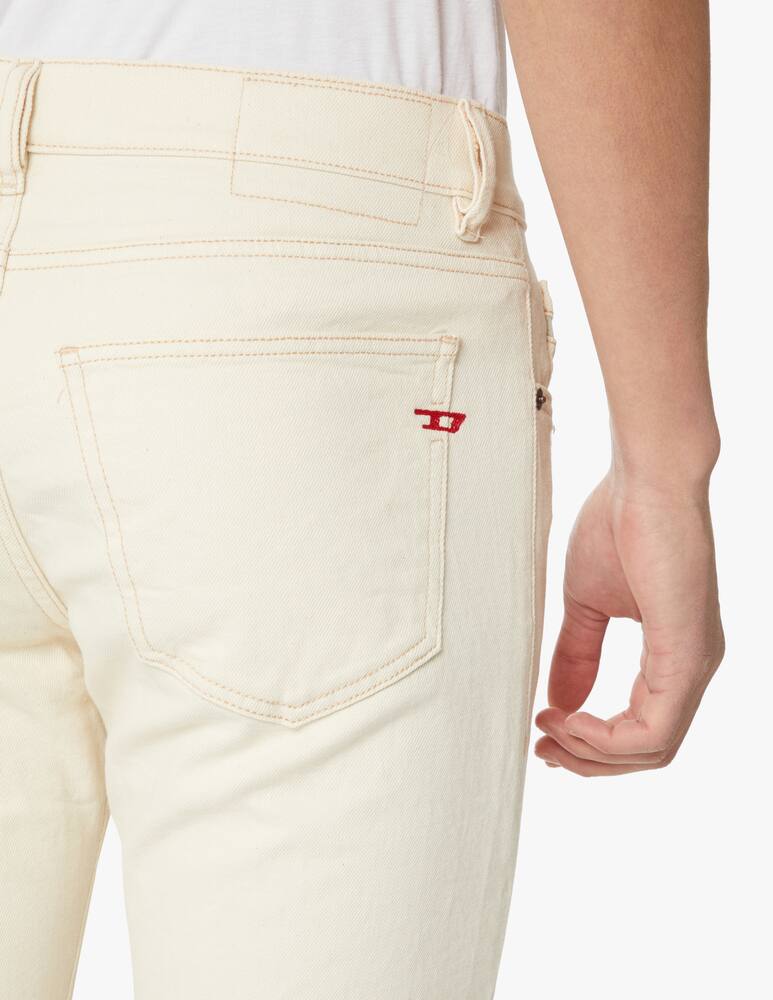 rinascente Diesel White slim strukt jeans - white