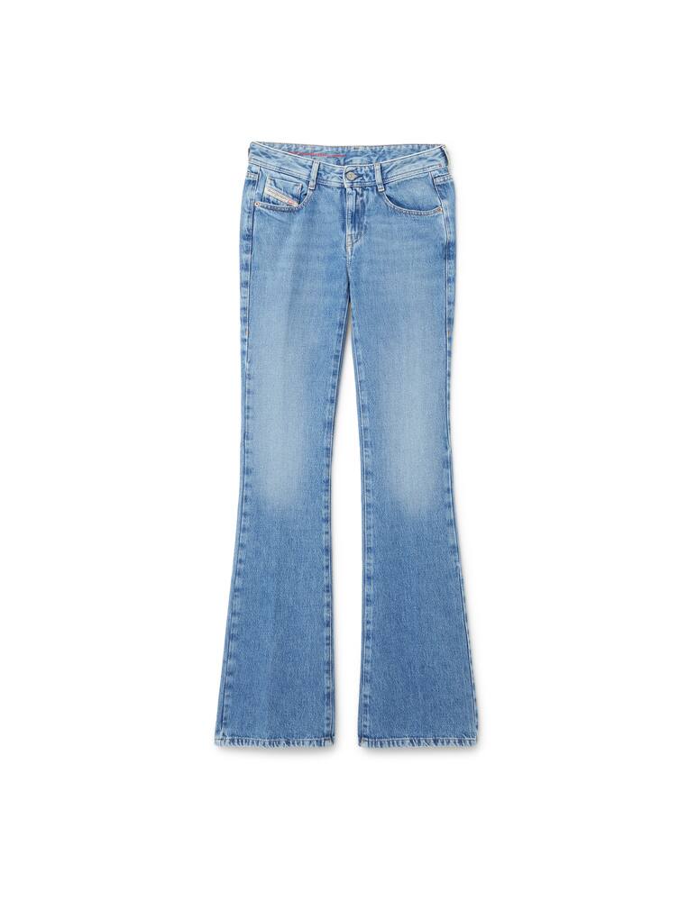 rinascente Diesel Jeans a gamba larga e vita bassa Ebbey 1969 - azzurro