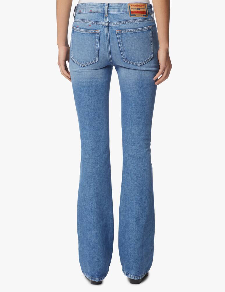 rinascente Diesel Jeans a gamba larga e vita bassa Ebbey 1969 - azzurro