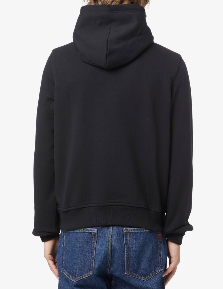 rinascente Diesel Terry big logo hoodie - Black