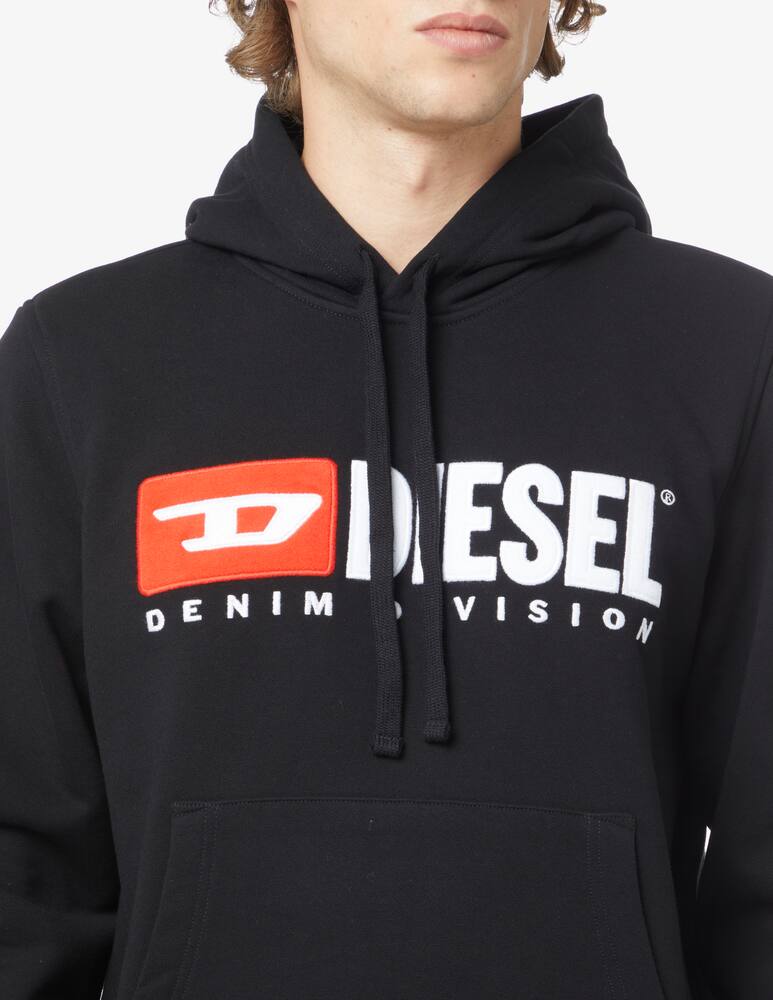Diesel Terry big logo hoodie - Black - picture 4 Diesel Terry big logo hoodie - Black - picture 4