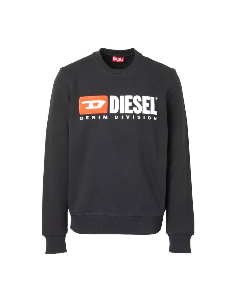 rinascente Diesel Felpa girocollo diesel denim division - nero