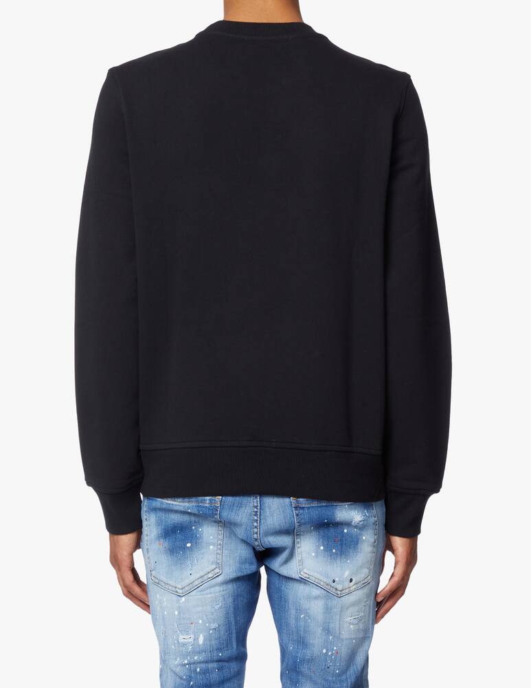 rinascente Diesel Felpa girocollo diesel denim division - nero