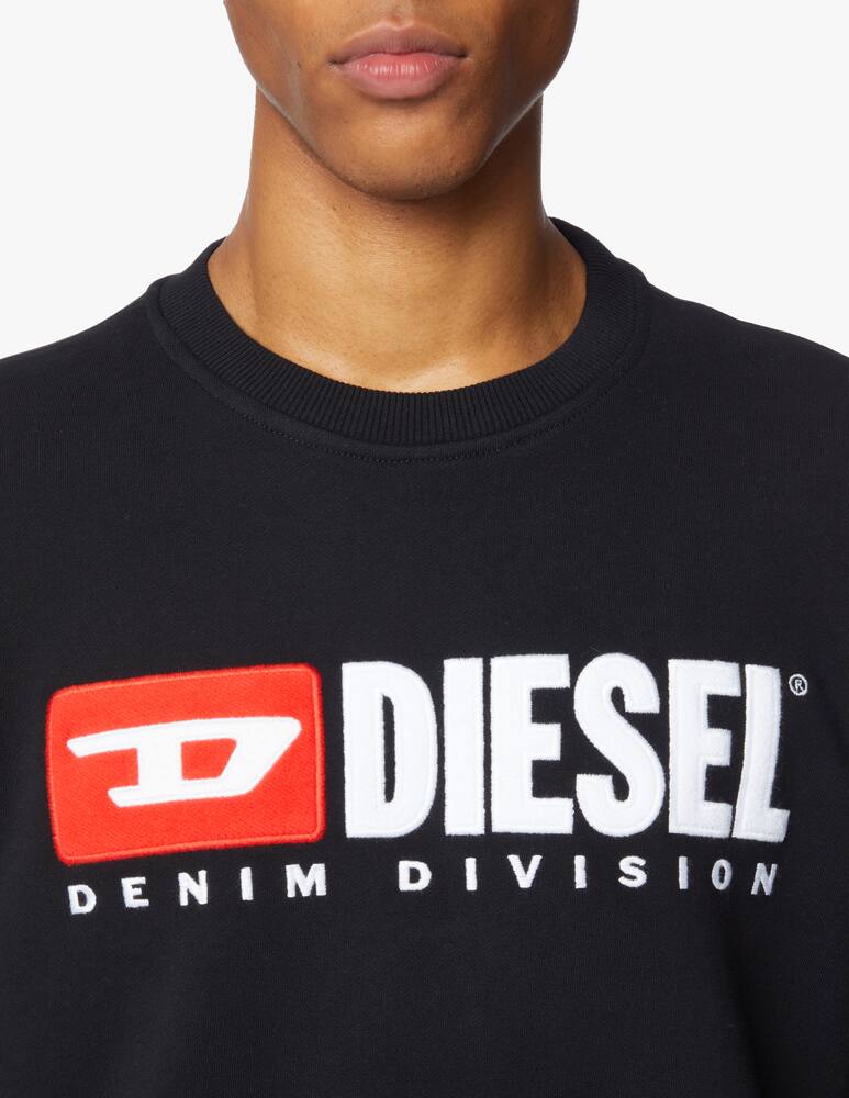 rinascente Diesel Felpa girocollo diesel denim division - nero