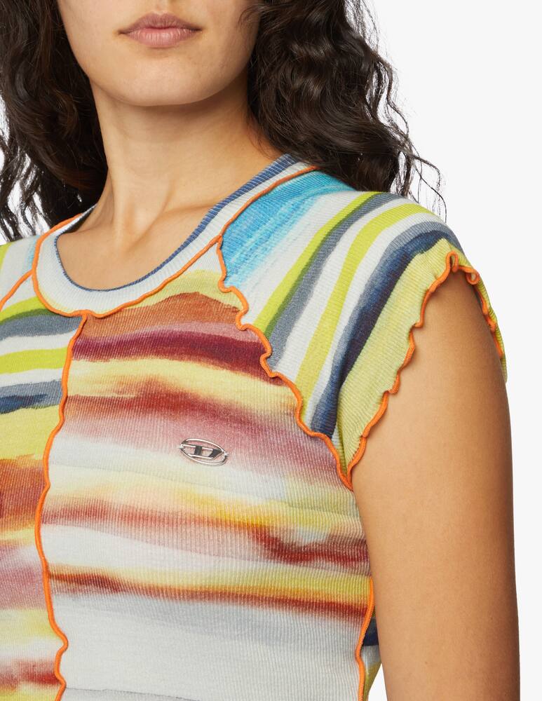 rinascente Diesel Top a manica corta - multicolor