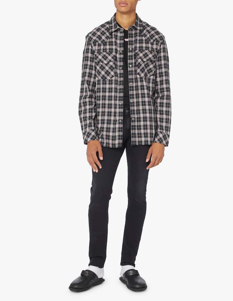 rinascente Diesel Logo cotton t-shirt - Black